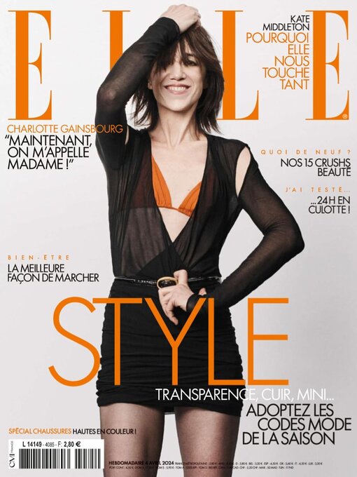 Apparition Presse ELLE Magazine 4 Avril 2024