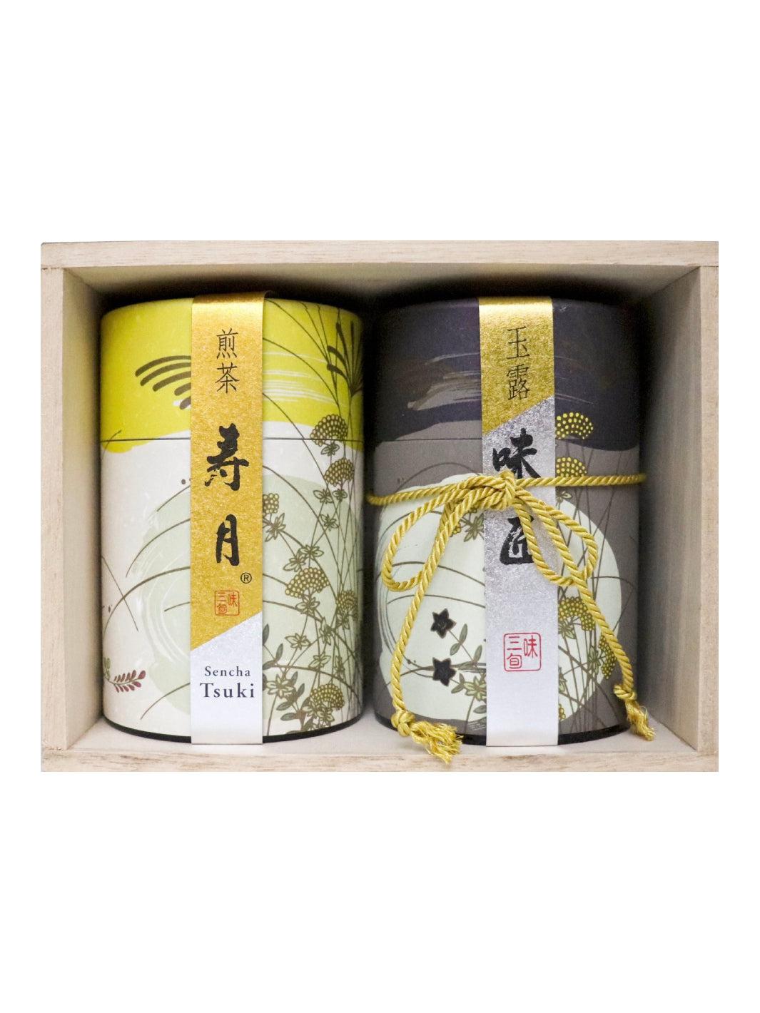 Coffret suprême B/ Gyokuro Misho et Sencha Tsuki