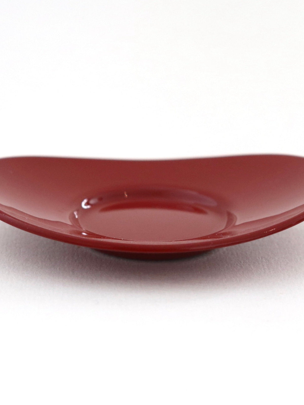 Sous-tasse / Echizen "Koban" rouge