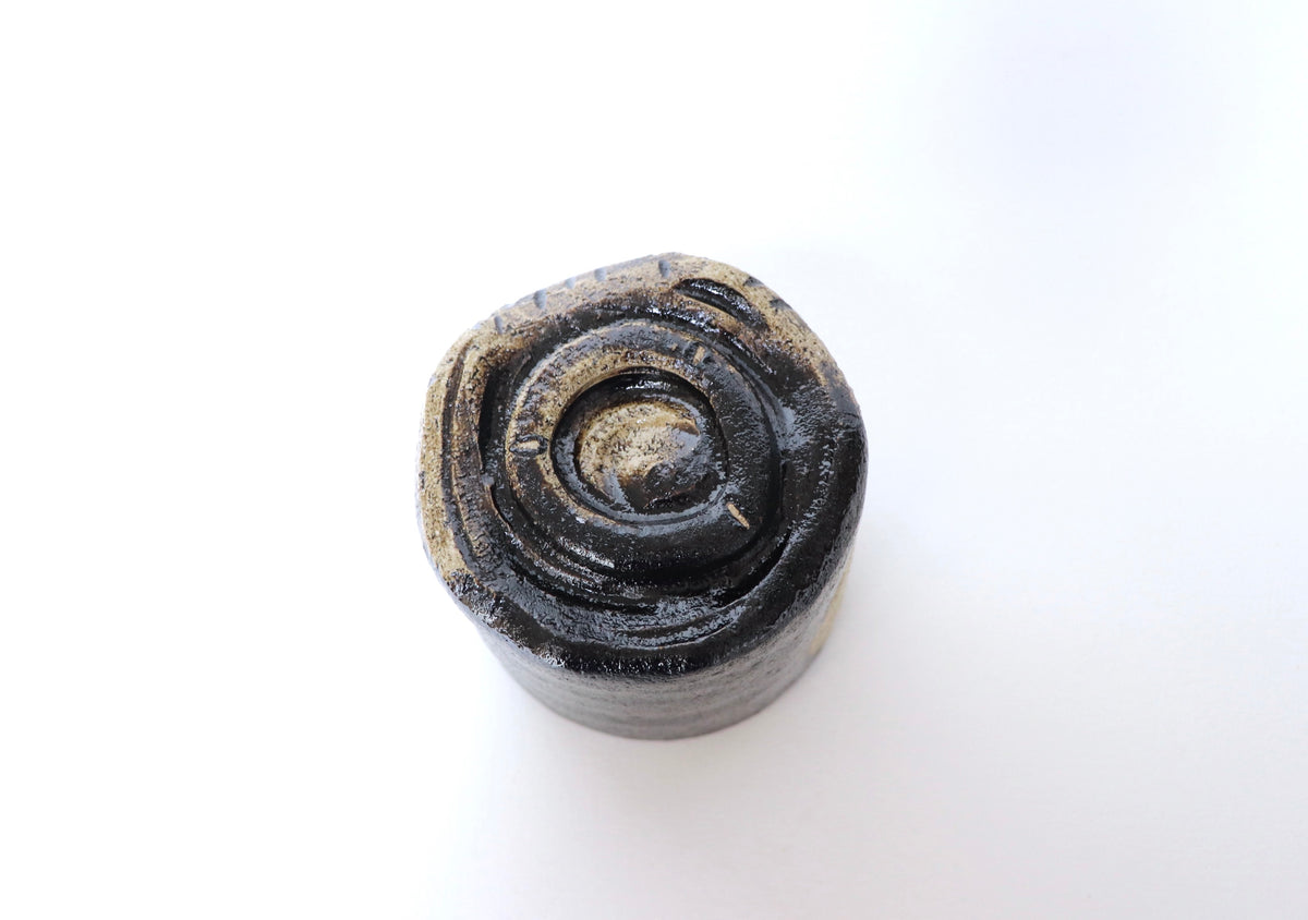 Bol à matcha / Raku-yaki "Kangetsu" Tsutsu