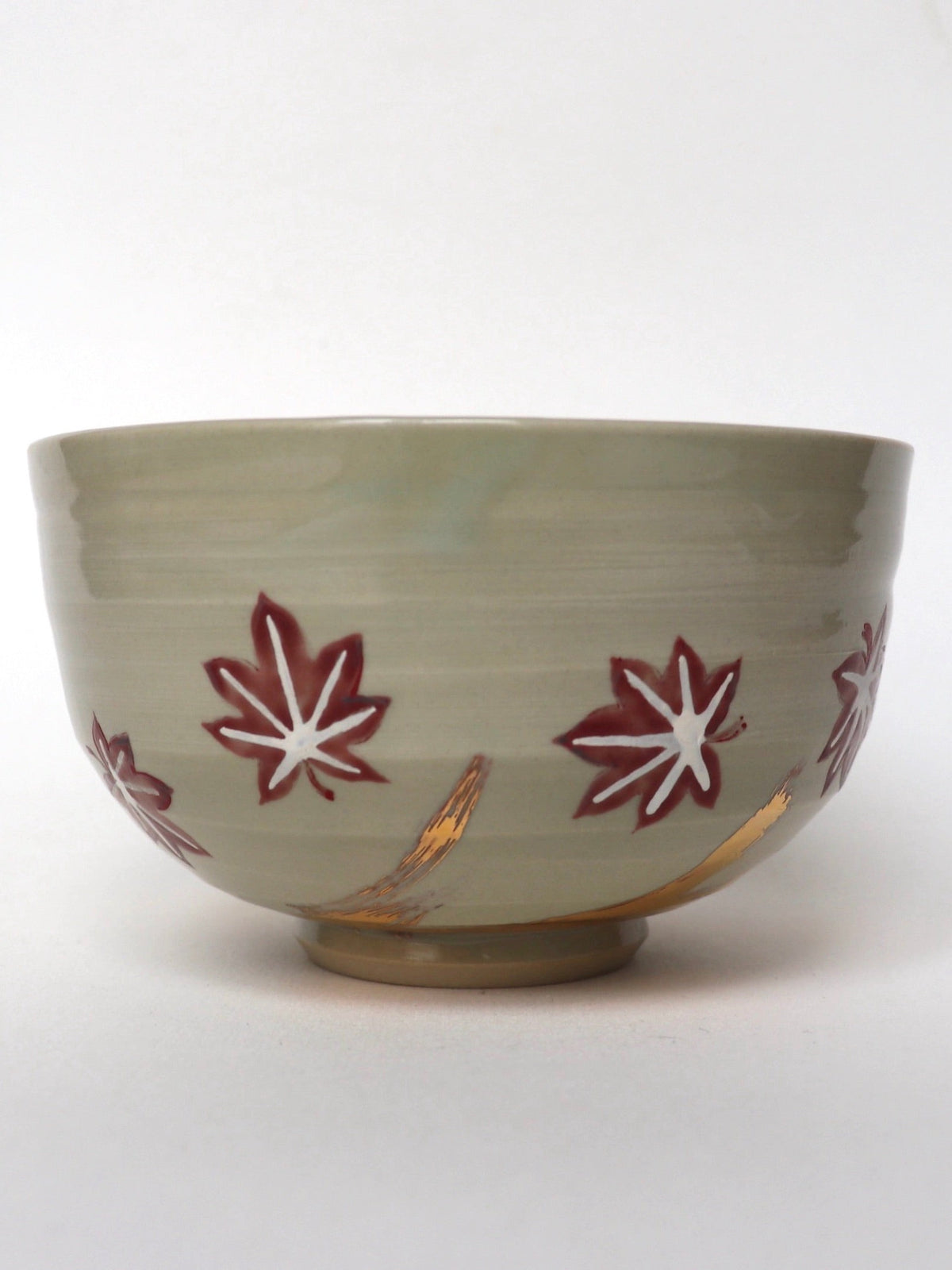 Matcha-Schale / „Unkin“ Kutani-Yaki