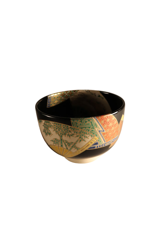 Bol à matcha / Kyoto Takahashi Dohachi 7e "Iroe Senmen"