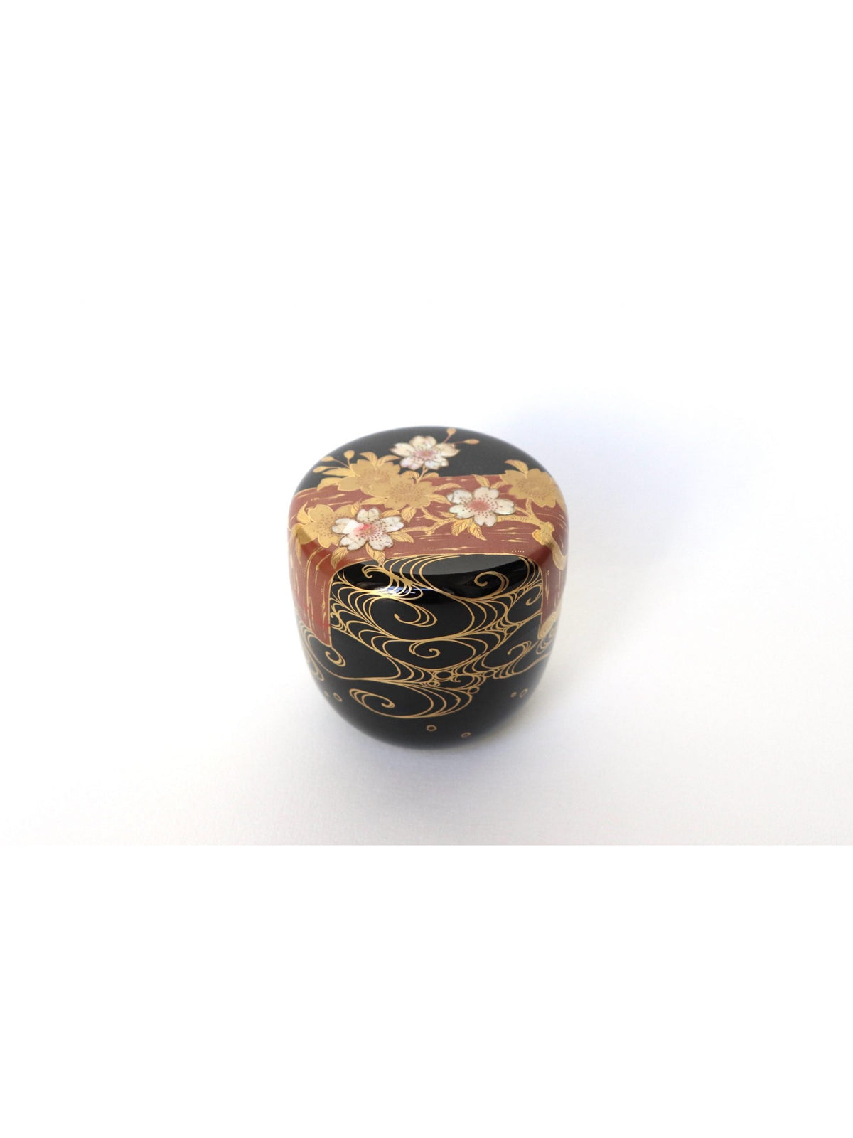Scatola di matcha Natsume / makie "Hanaikada".