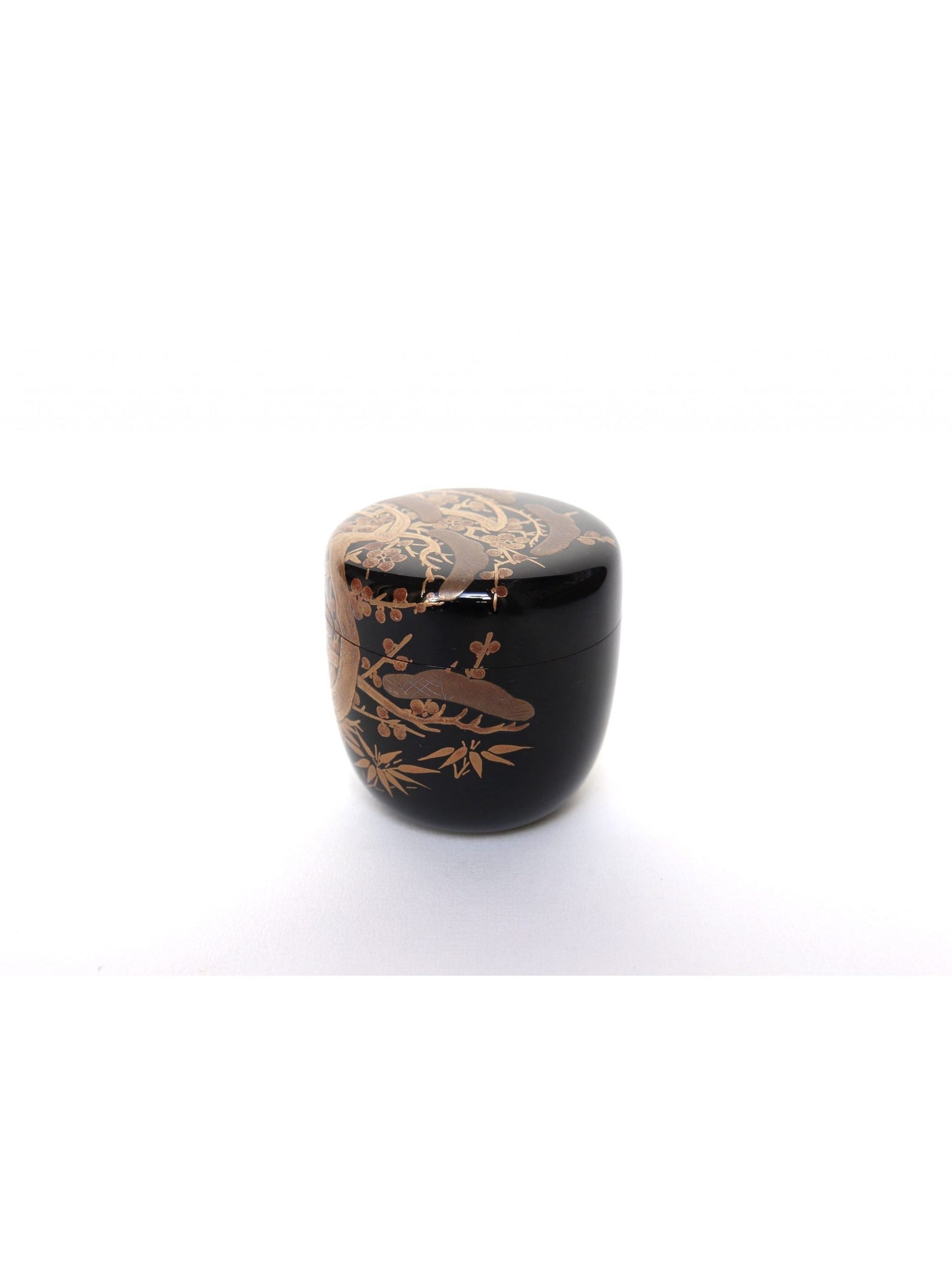 Boîte à matcha Oo natsumé / Nashiji "Shôchikubaï"