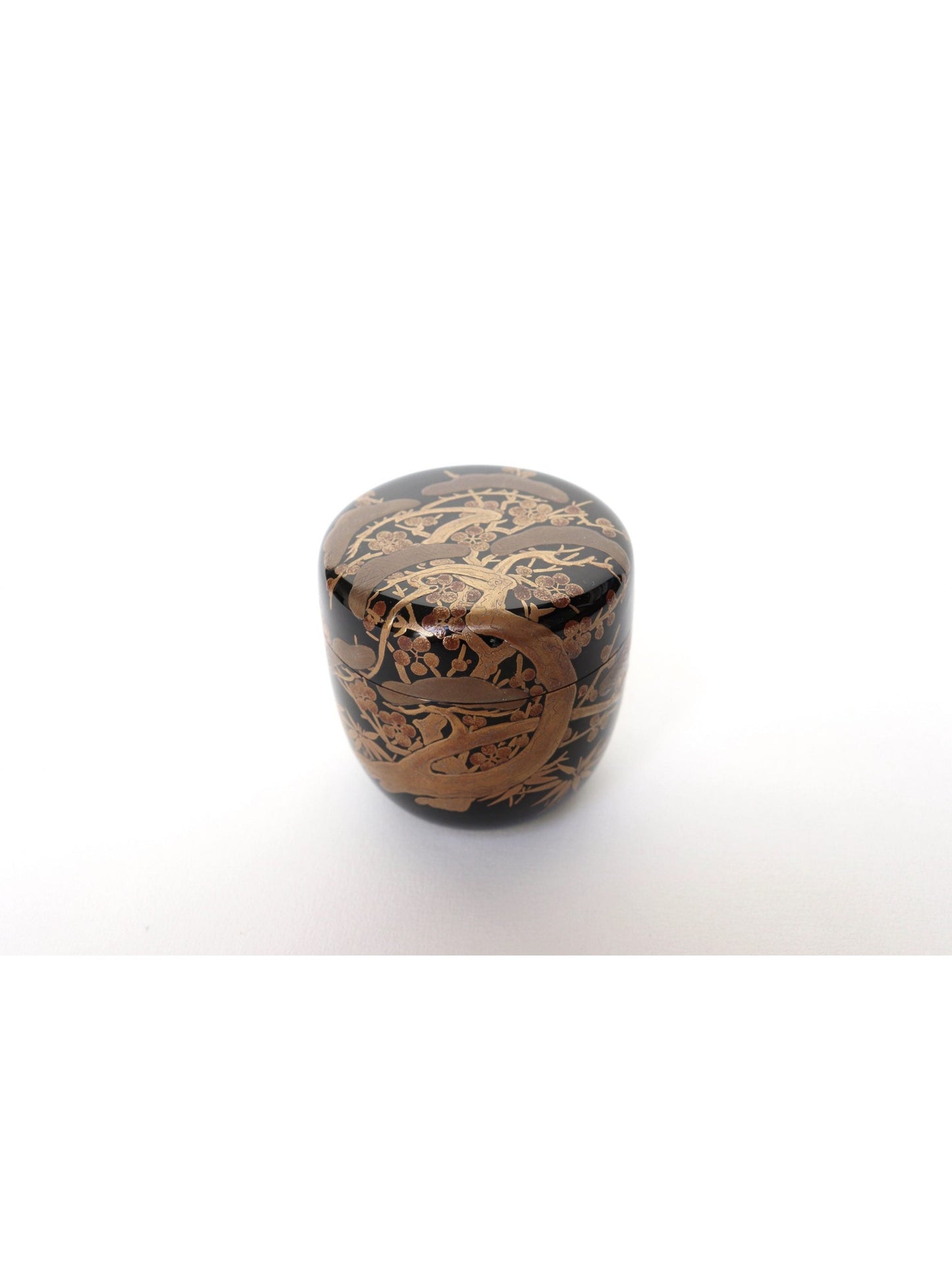 Boîte à matcha Oo natsumé / Nashiji "Shôchikubaï"