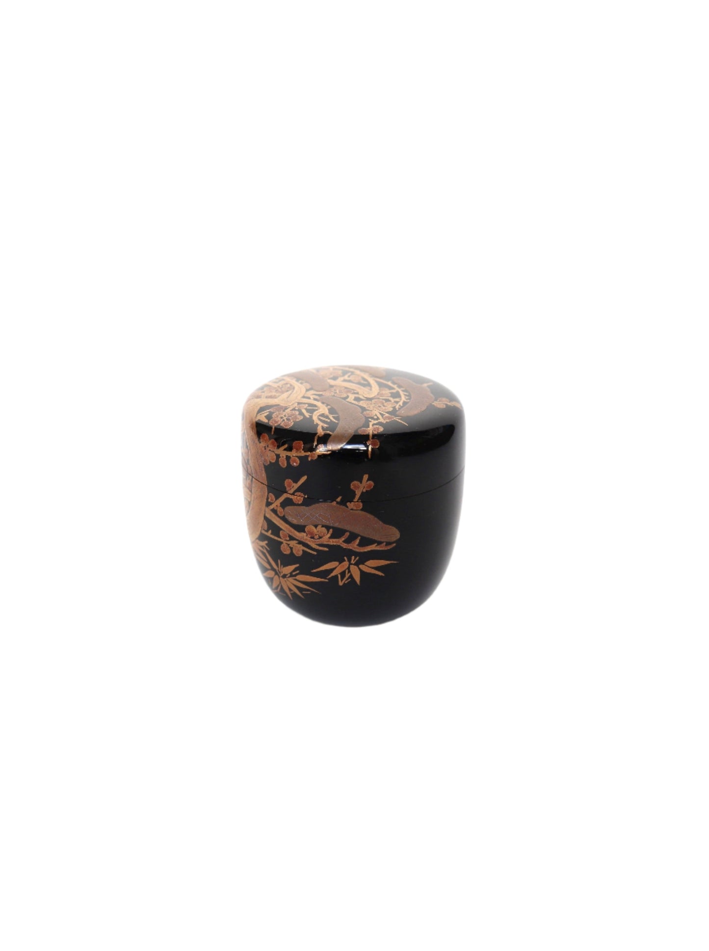 Boîte à matcha Oo natsumé / Nashiji "Shôchikubaï"