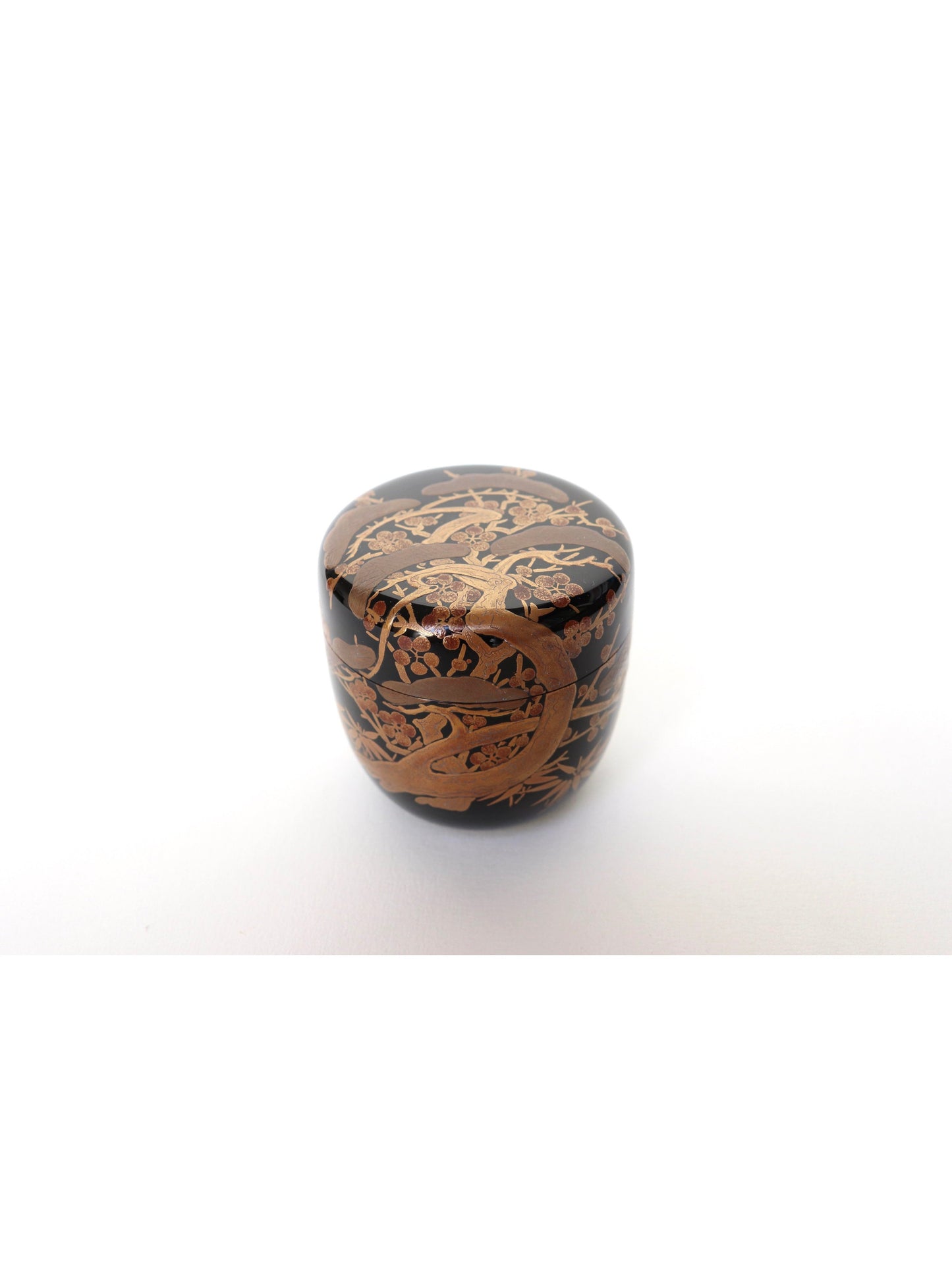 Boîte à matcha Oo natsumé / Nashiji "Shôchikubaï"