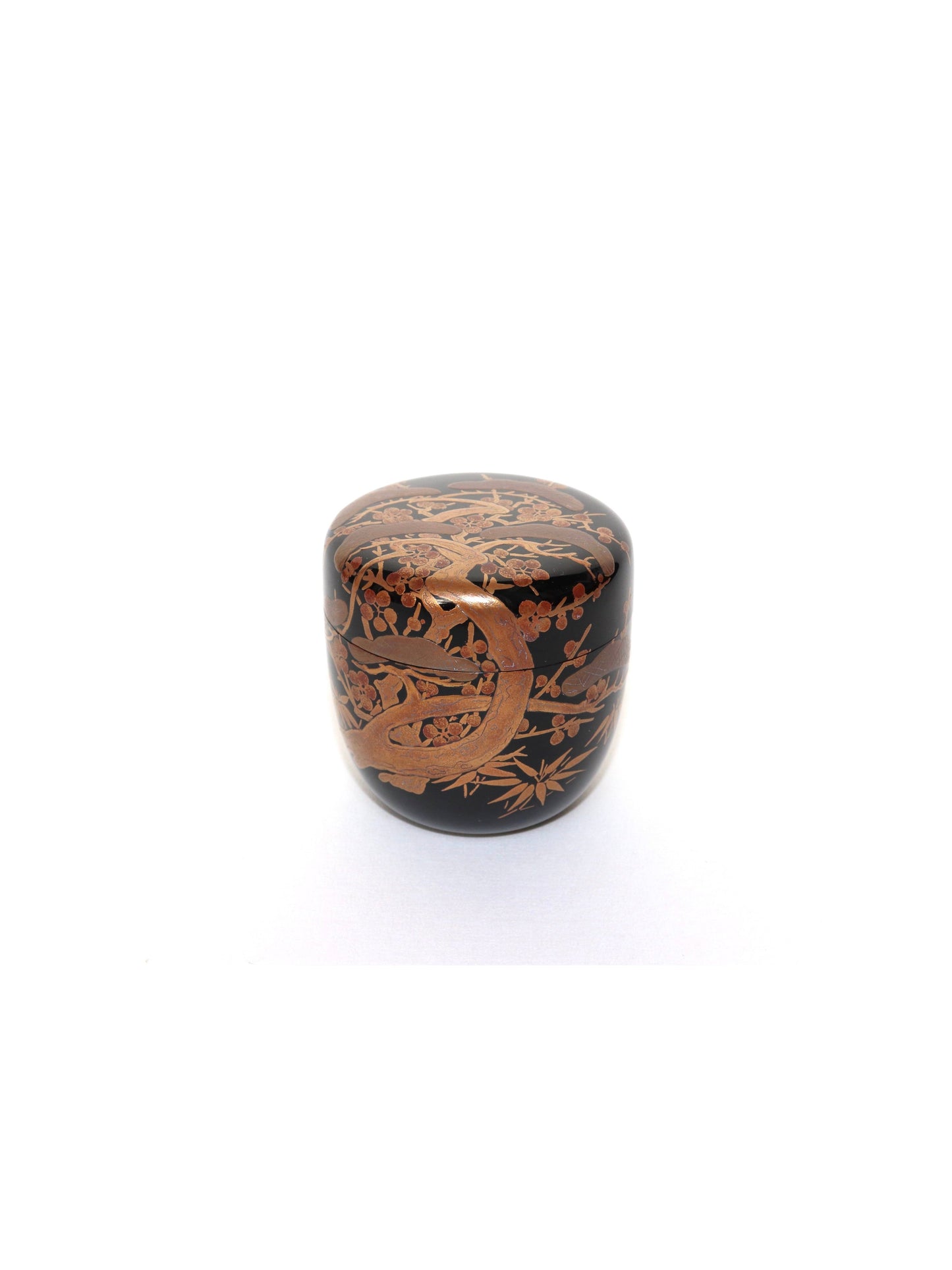 Boîte à matcha Oo natsumé / Nashiji "Shôchikubaï"