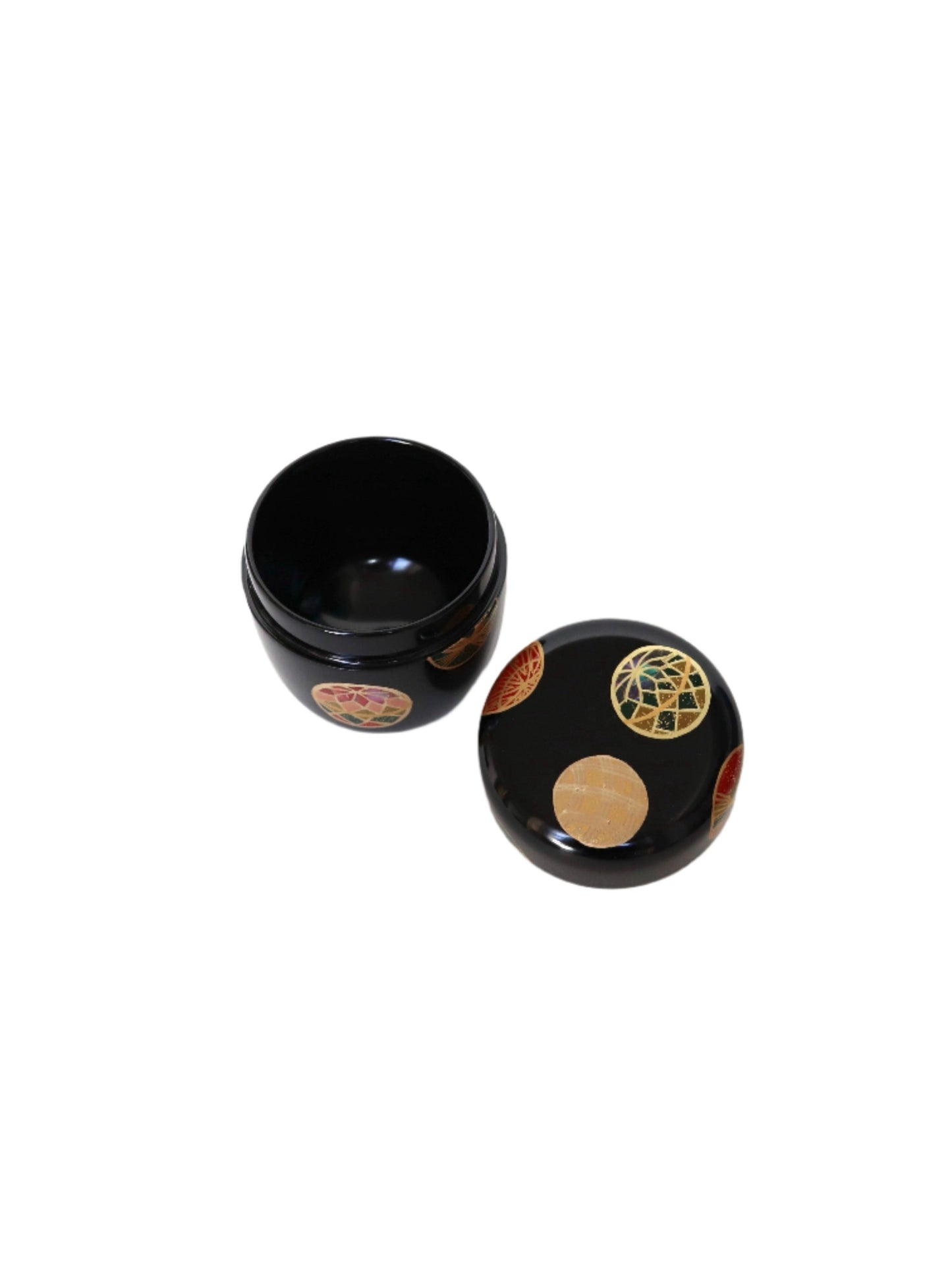 Boîte à matcha Natsumé / "Témari" makié noir
