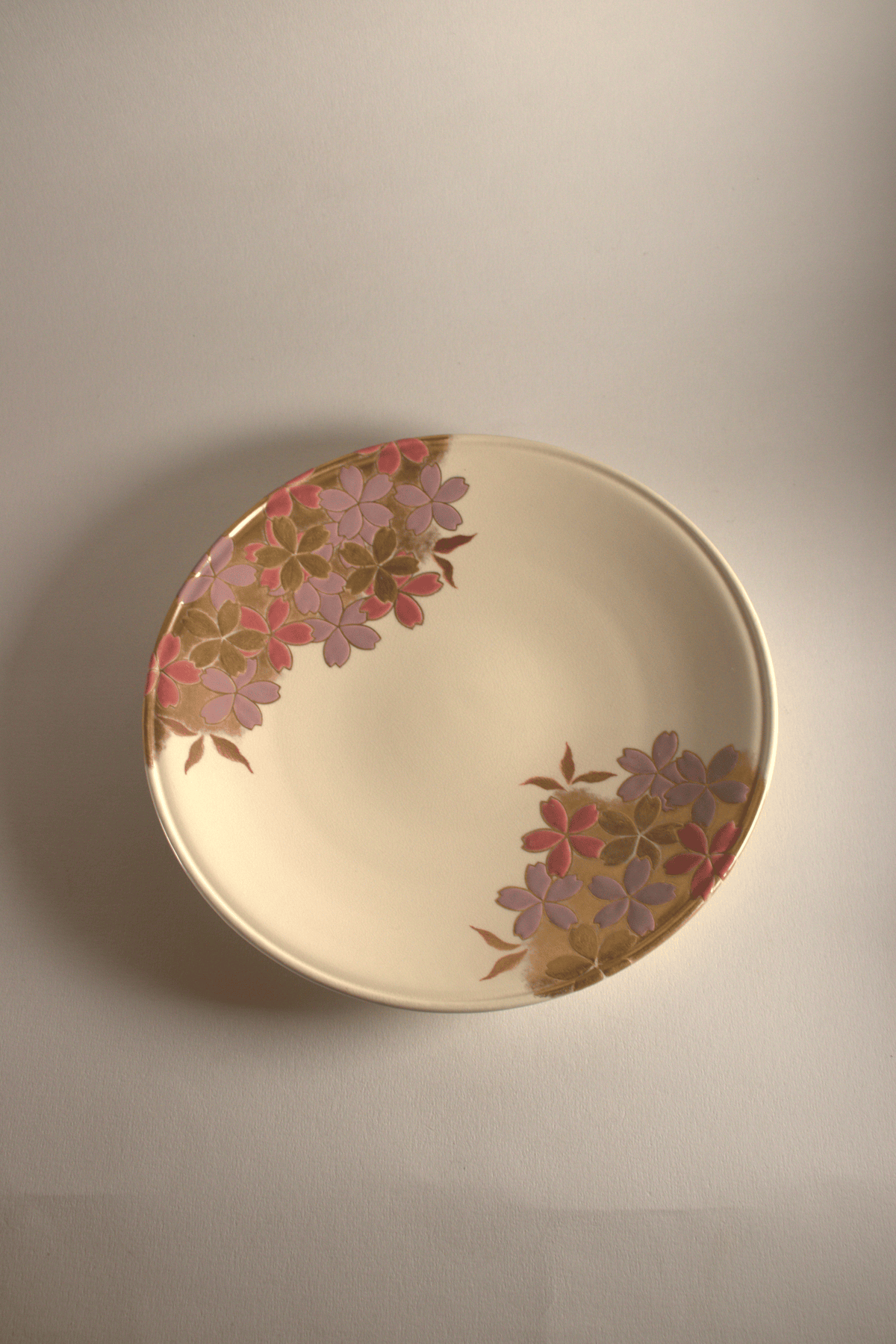 Assiette ronde / Kyoto Tosai Sakura