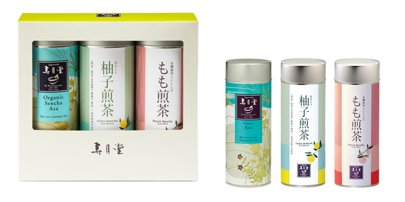 Set regalo di 3 tè IYASHI / ASA YUZU PEACH