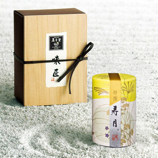 Set de regalo Sencha Tsuki / Lata metálica tradicional de 50 g