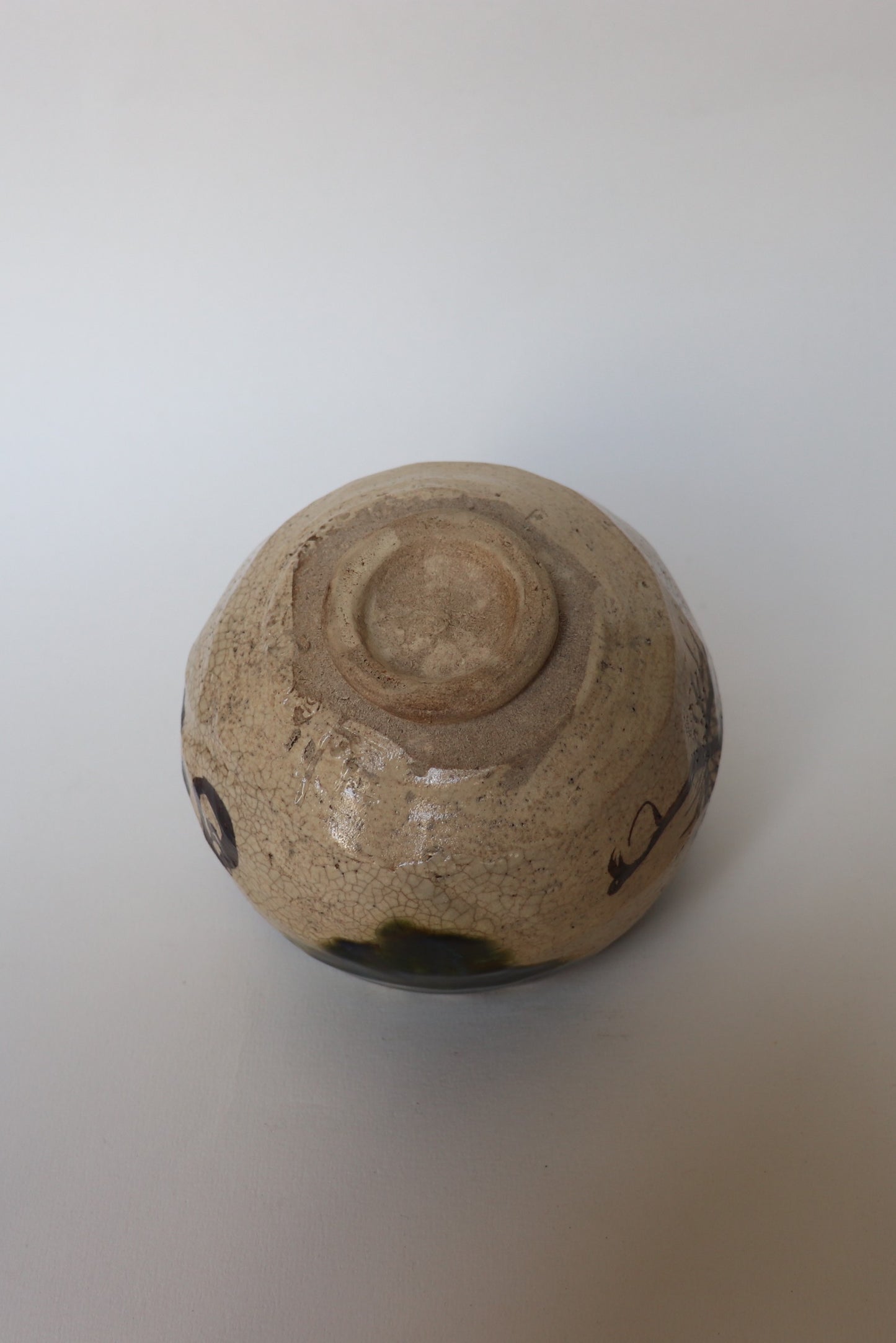Bol à matcha / Mino Kato Syutei Shodai ORIBE Seto/Akazu-yaki