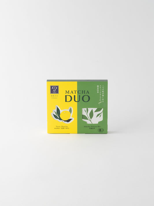 Matcha duo 8/ 4 Yuzu matcha sticks & 4 Matcha Nature sticks