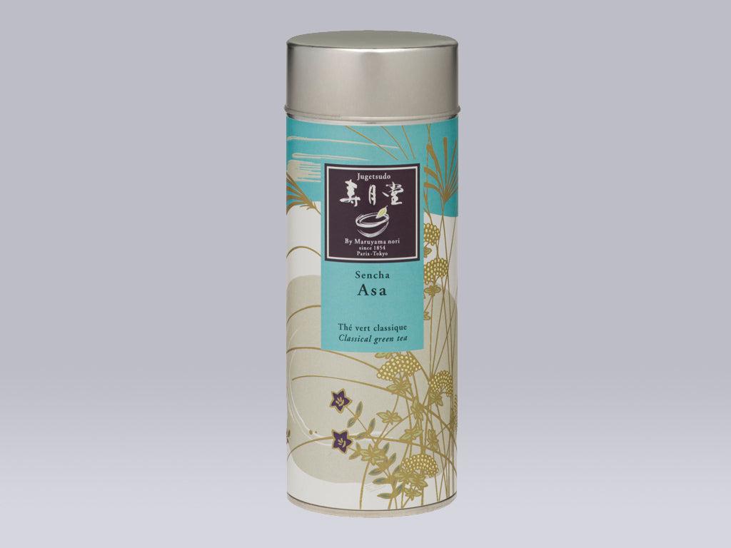 Set de regalo orgánico Sencha Asa Hokusai / Akafuji / Lata de metal de 50 g