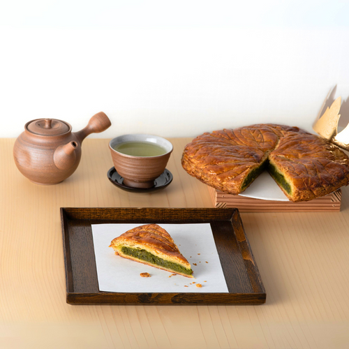 La Galette des Rois 2025 au thé vert Matcha et marrons