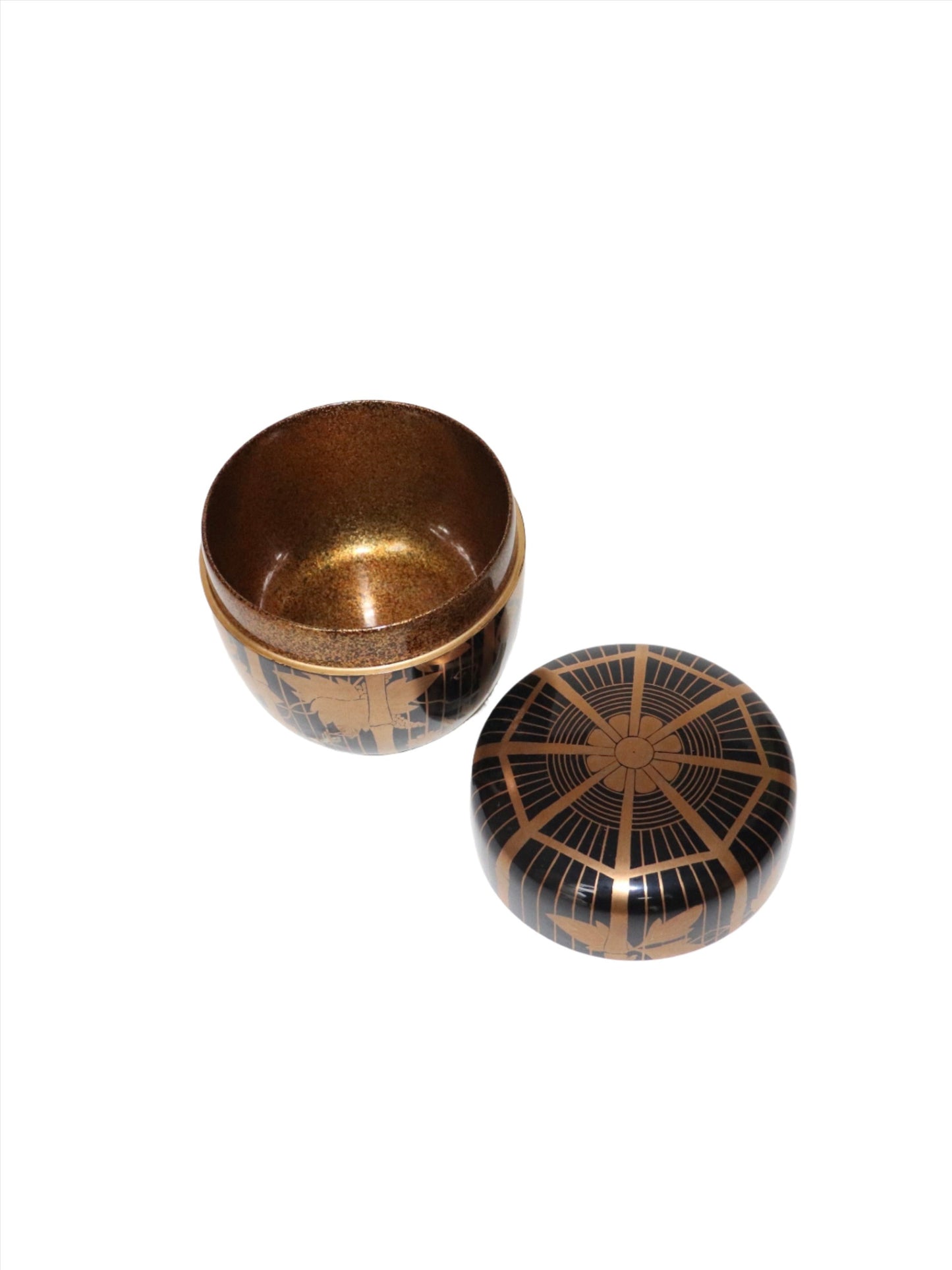 Boîte à matcha Natsumé / "Mushikago makié"