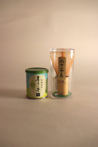 Set Matcha Jugetsu no Mukashi avec Chasen