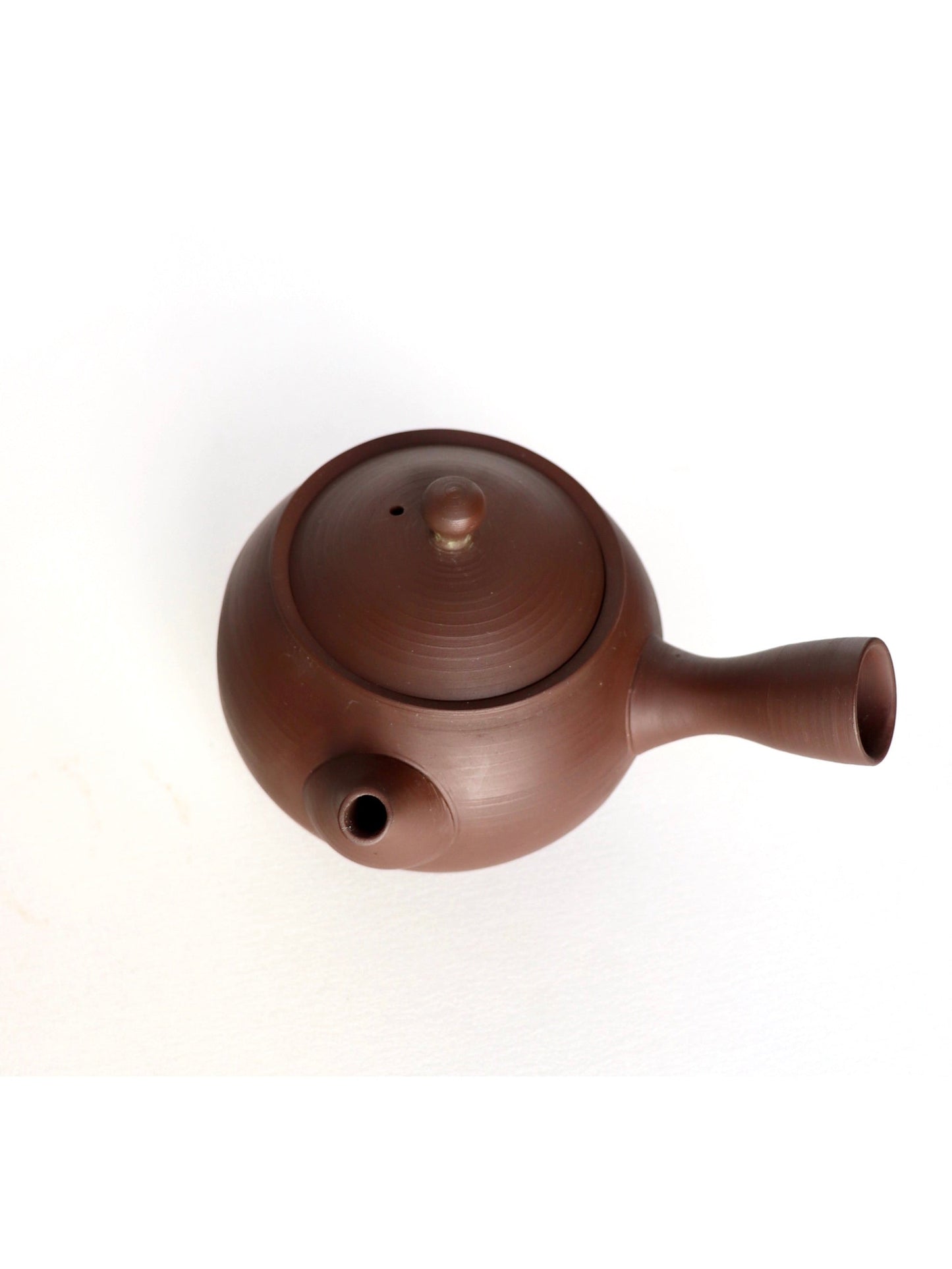 Stoneware kyusu teapot / Tokonamé "Jugetsu" brown