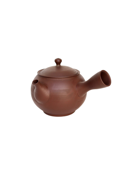 Stoneware kyusu teapot / Tokonamé "Jugetsu" brown