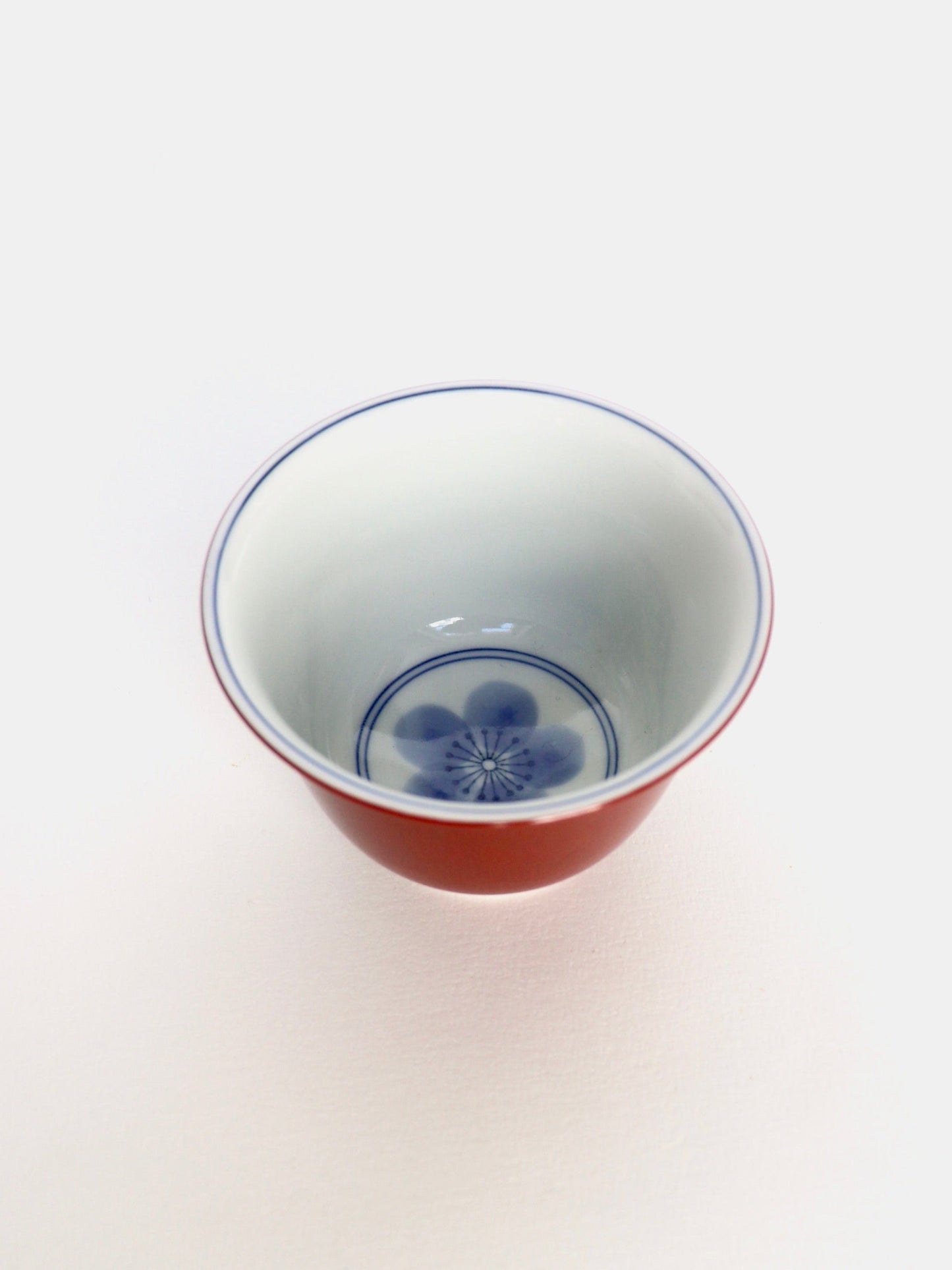 Fine porcelain cup / "Umé" Kyoto Tosaï