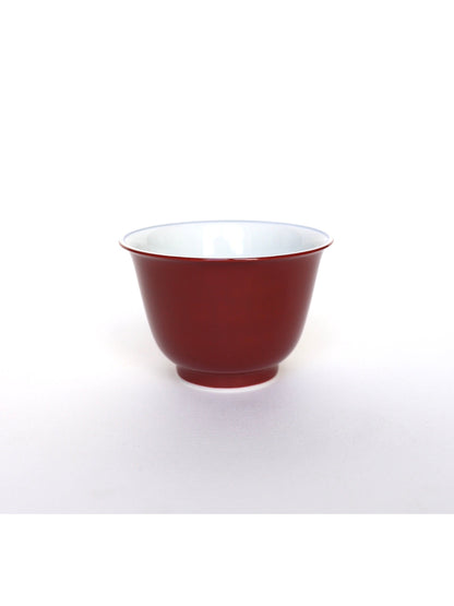 Tasse en porcelaine fine / "Umé" Kyoto Tosaï