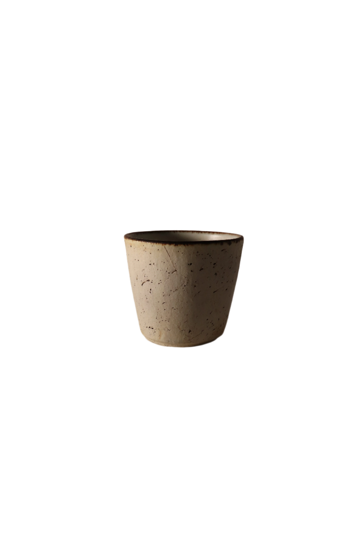 Tasse / ICHIOKA White brown edge S