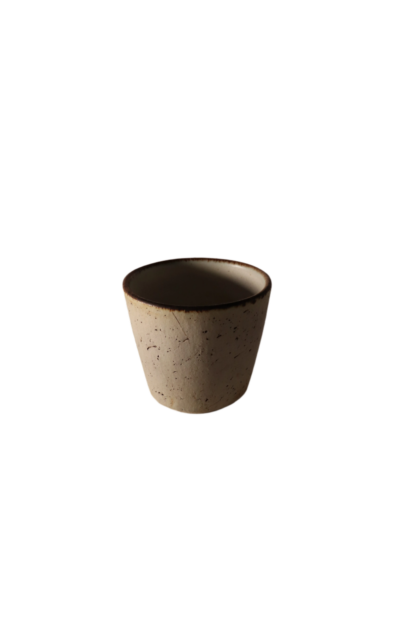 Tasse / ICHIOKA White brown edge S