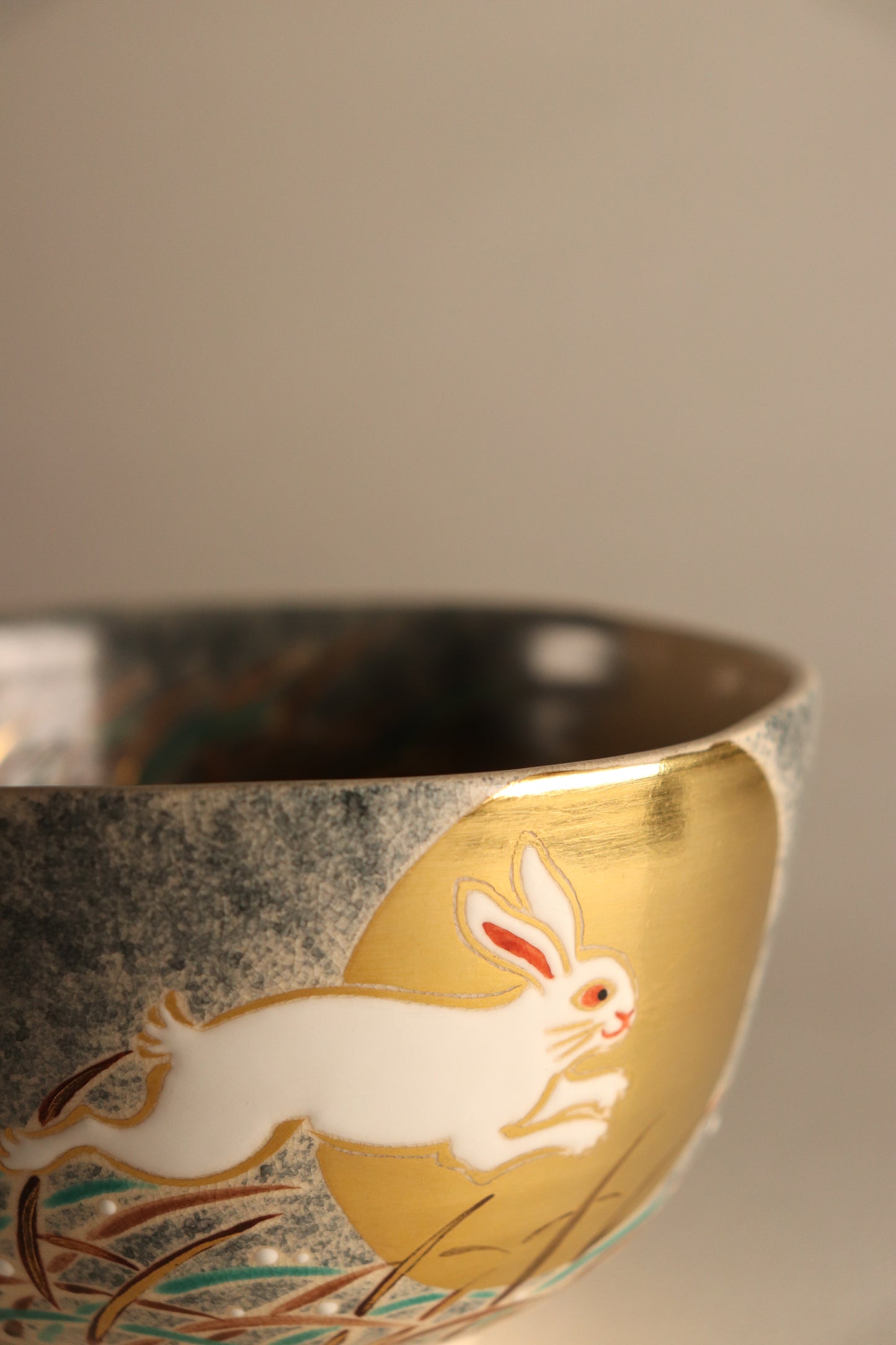 Bol à matcha / Kyoto TEDUKA SEKIUN "Tsuki Usagi"