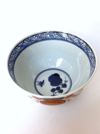 Matcha / Kyo-yaki bowl "Akae Kinrandé"
