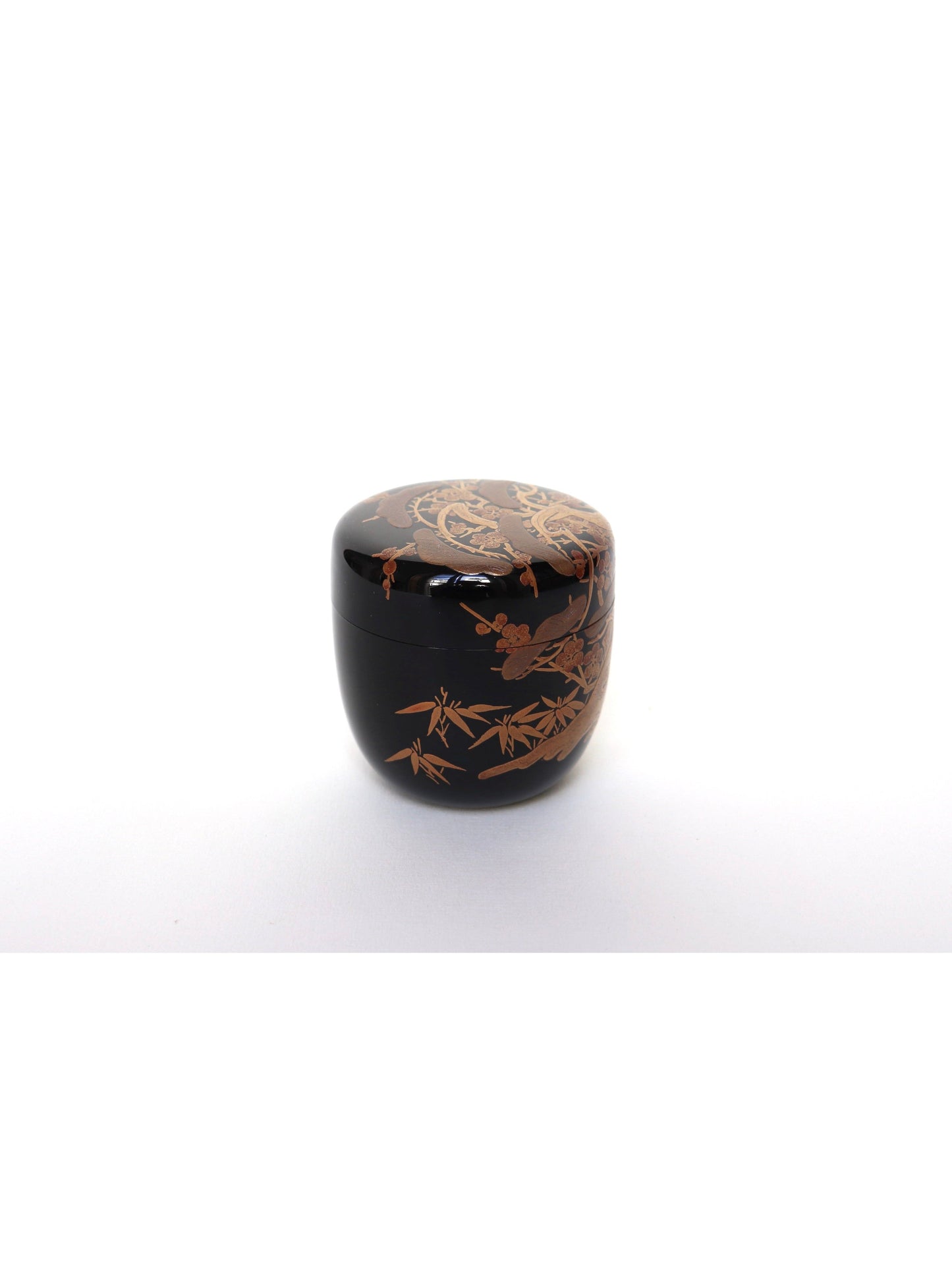 Boîte à matcha Oo natsumé / Nashiji "Shôchikubaï"