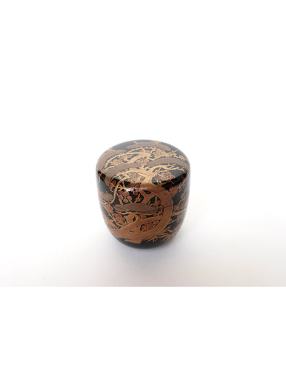 Boîte à matcha Oo natsumé / Nashiji "Shôchikubaï"