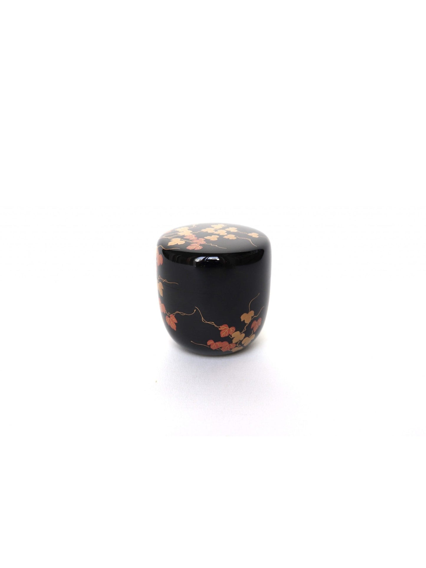 Boîte à matcha Natsumé / Yamanaka-nuri "Tsuta" makié