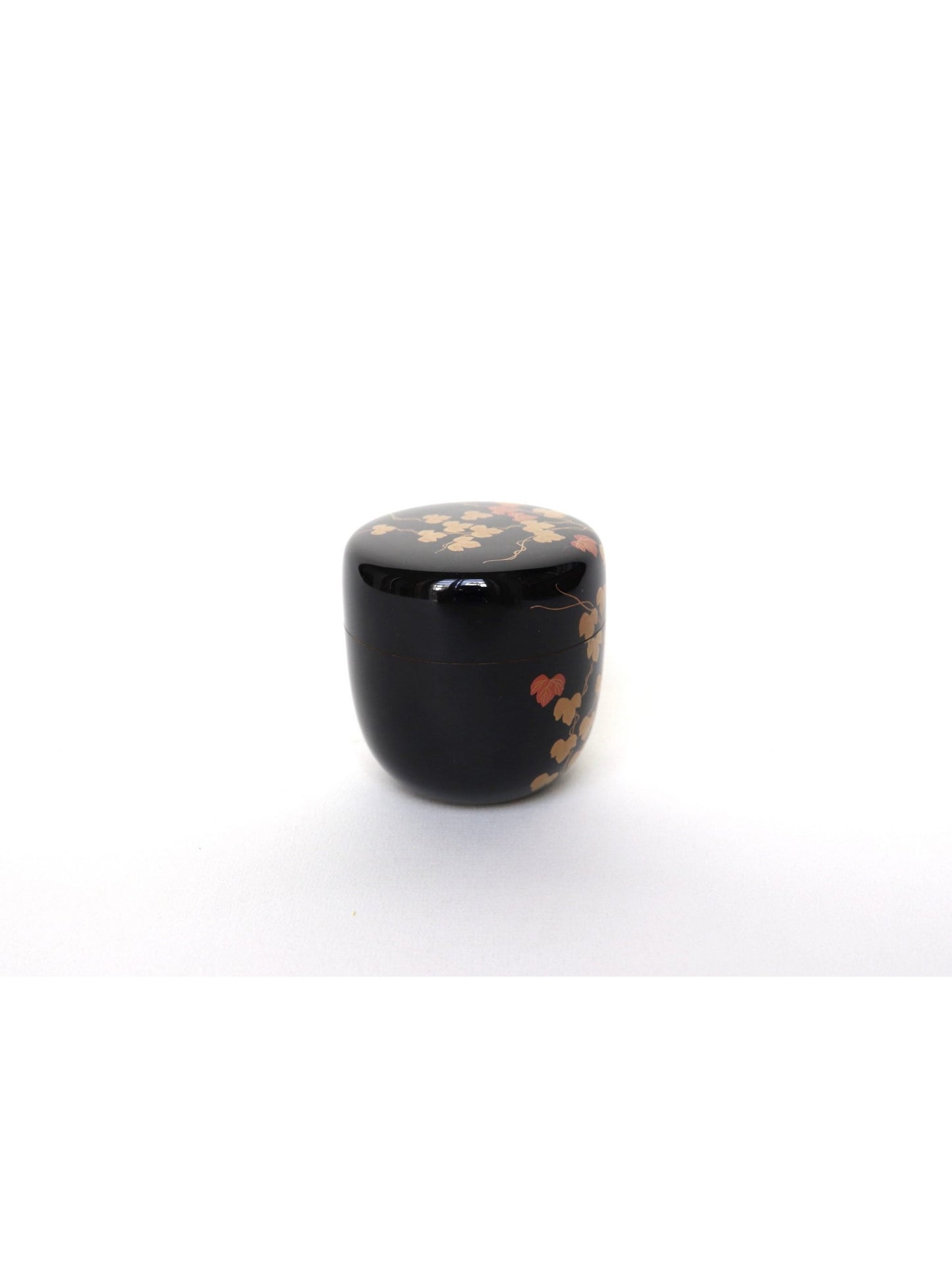 Boîte à matcha Natsumé / Yamanaka-nuri "Tsuta" makié