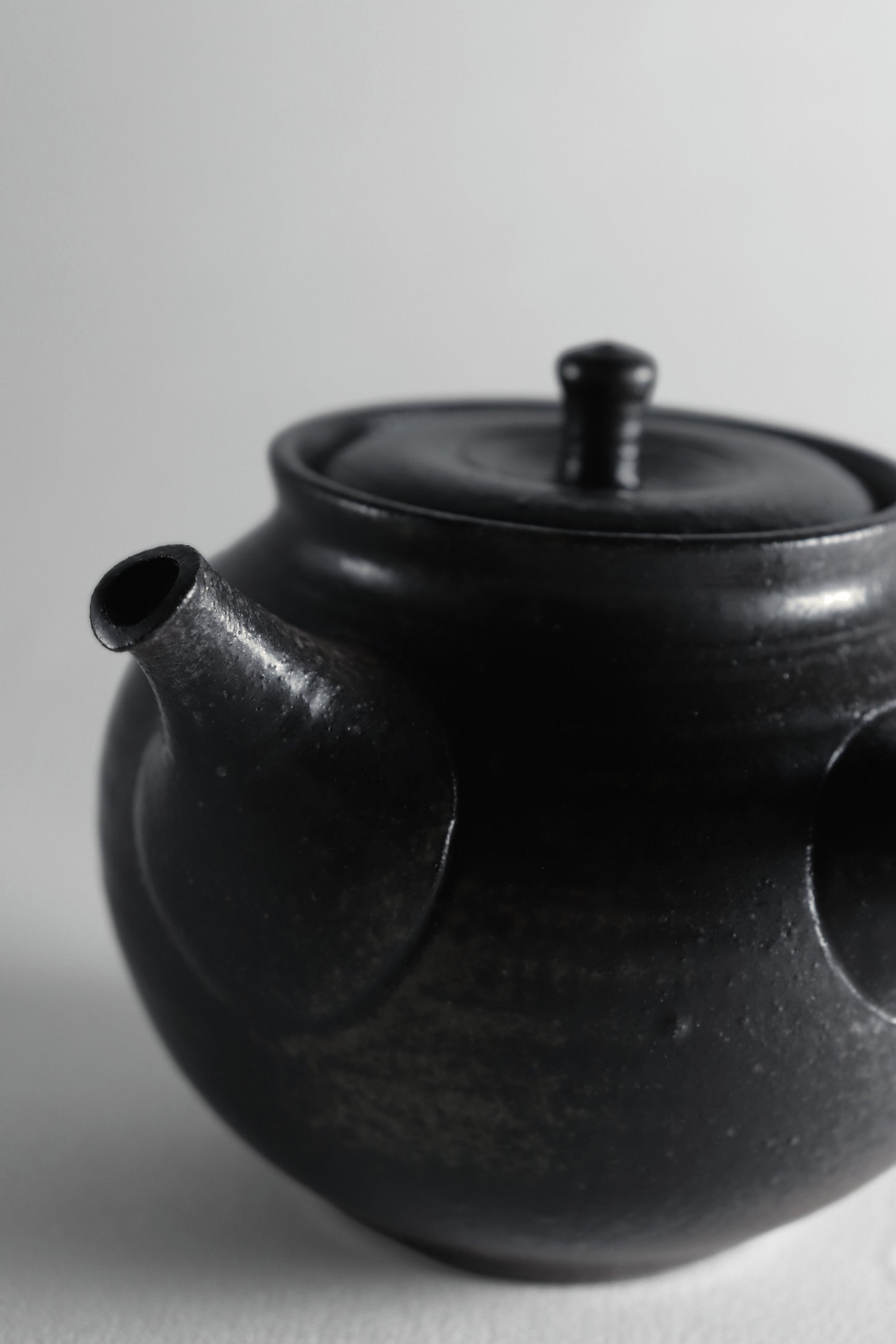 Stoneware kyusu teapot / Tokonamé Shimizu Genji Kokuyohen