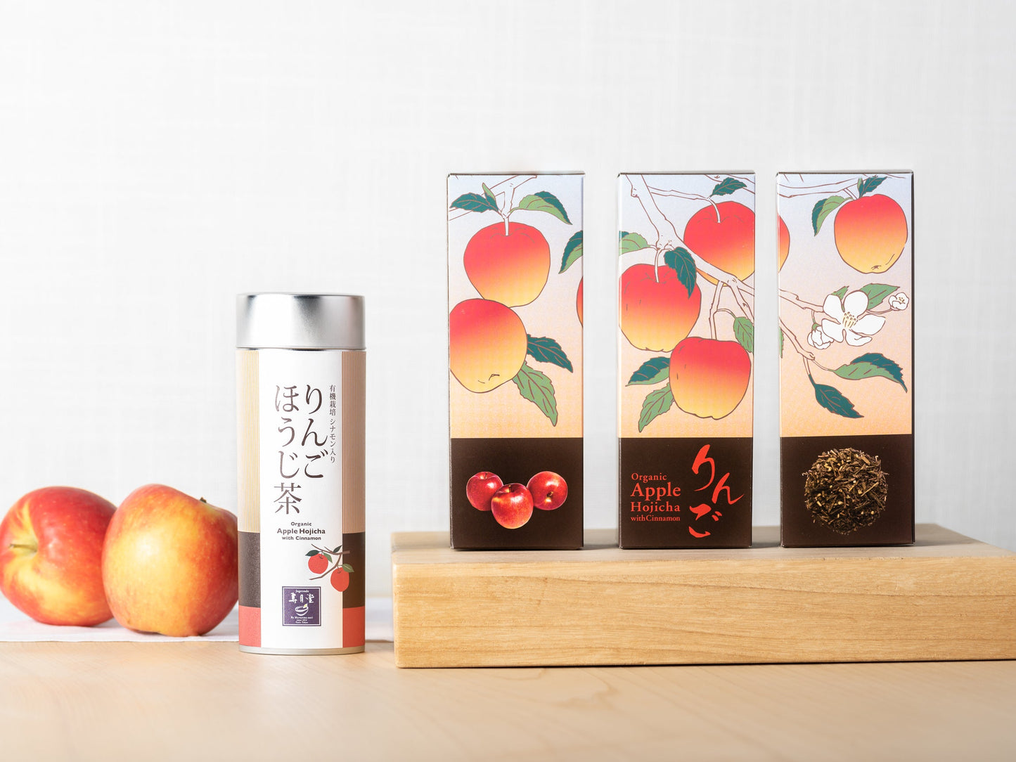 [Anti-Waste] Organic Apple Cinnamon Hojicha Box / 40g Metal Box