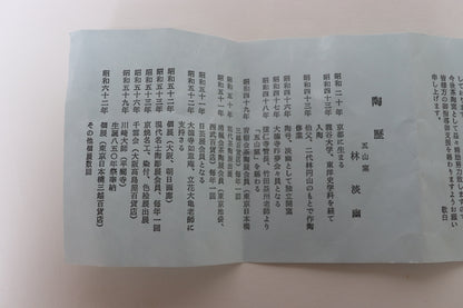 Bol à matcha / Kyoto Gozangama Hayashi Tanyu Akae