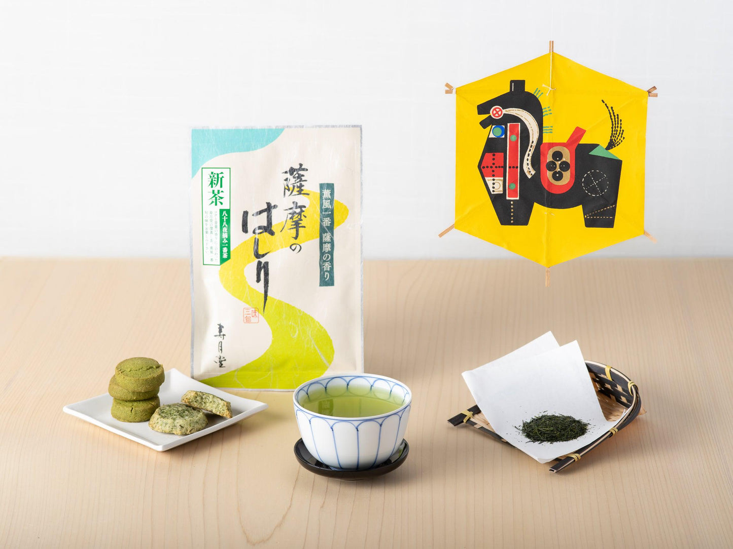 Set thé Primeur Shincha 2024/ Sencha Oohashiri 50g + Sencha Satsuma no Hashiri 50g