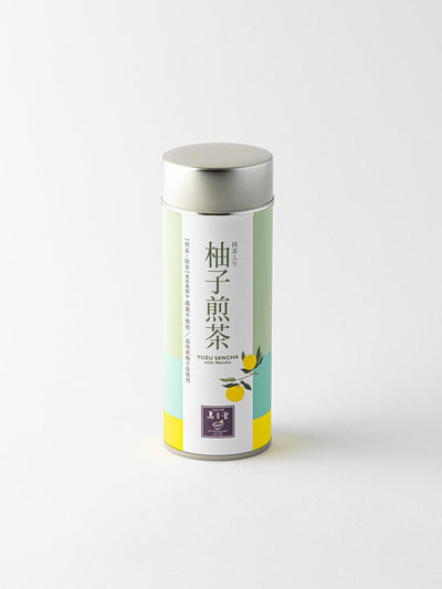 Sencha Yuzu avec Matcha / Boîte métal 50g