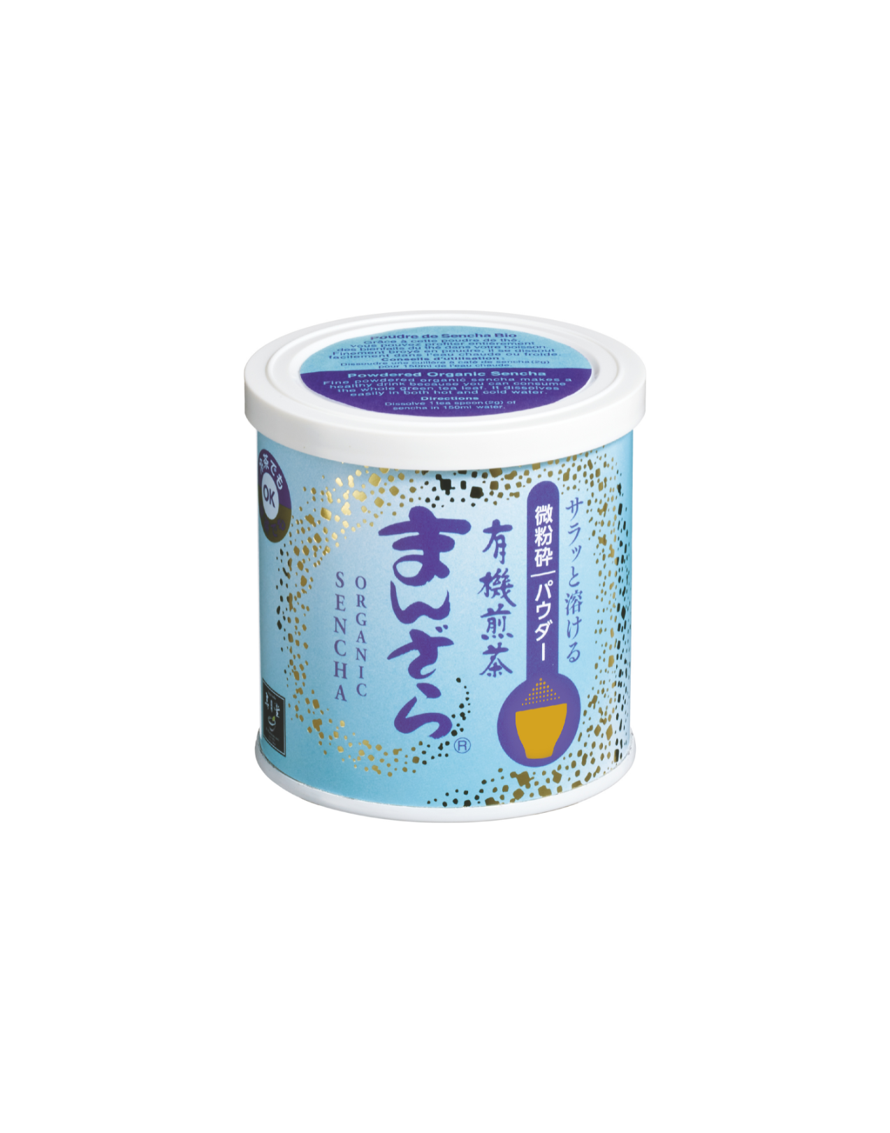 Sencha en poudre Manzara Bio / Boîte métal 40g