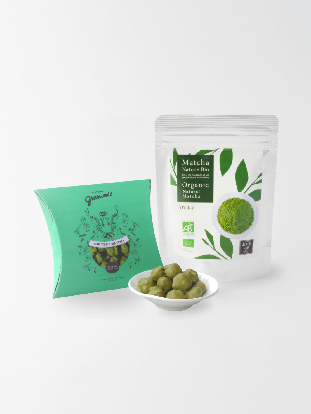 Matcha Nature Bio 50 g + Pop-corn Gramm's offert