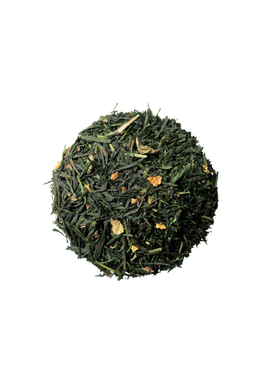 Sencha Pêche Bio à la Menthe / Boîte métal 40g