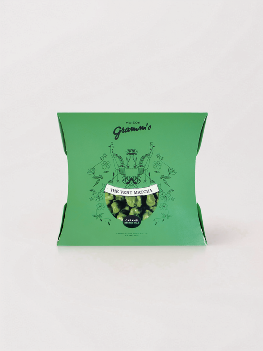 Gramm's Popcorn / Gesalzenes Karamell & Weiße Schokolade mit Grüntee Matcha30 g