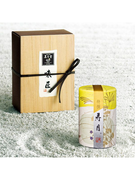 Coffret Sencha Tsuki / Boîte métal traditionnelle 50g